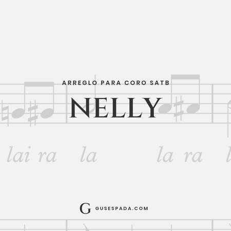 Portada de la partitura Nelly