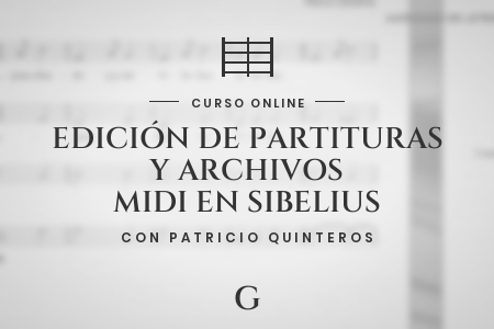 Portada del curso Edición de partituras y archivos midi en Sibelius