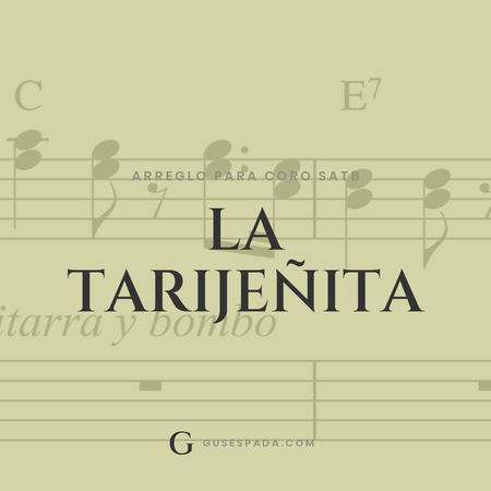Portada de la partitura La tarijeñita