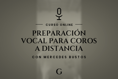 Portada del curso Preparación Vocal para coros “a distancia”