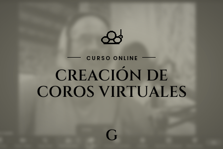 Portada del curso creación de coros virtuales