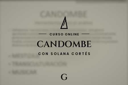 Portada del curso “Candombe: Una introducción al género”