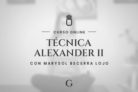 Portada del curso Técnica Alexander II