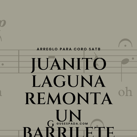 Portada de la partitura Juanito laguna remonta un barrilete