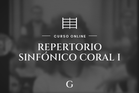 Portada del curso Repertorio sinfónico coral  I