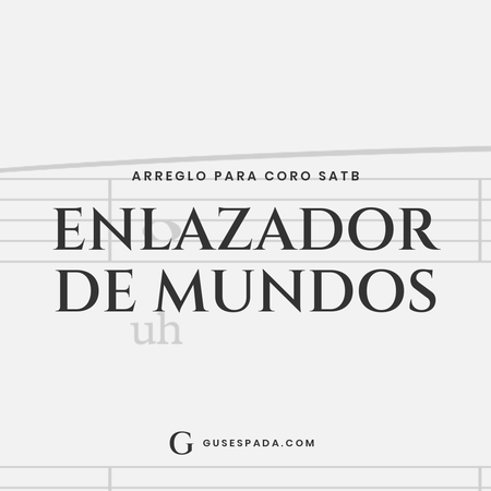 Portada de la partitura Enlazador de mundos