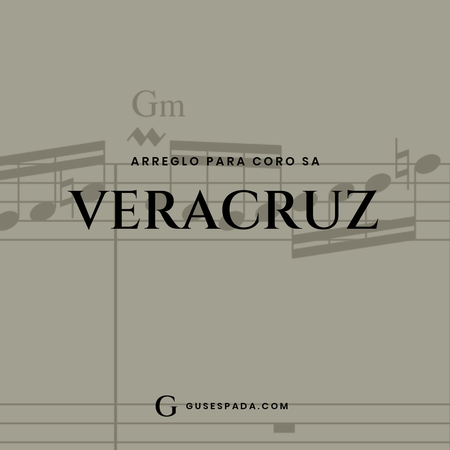 Portada de la partitura Veracruz
