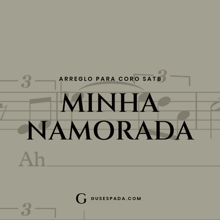 Portada de la partitura Minha Namorada