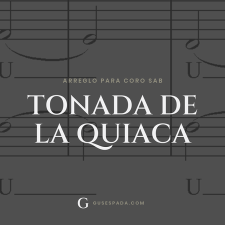 Portada de la partitura Tonada de La Quiaca