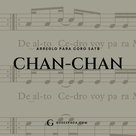Portada de la partitura Chan-Chan