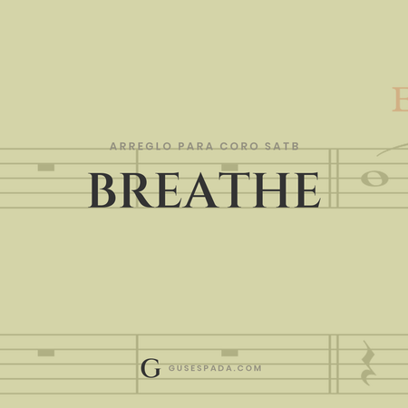 Portada de la partitura Breathe
