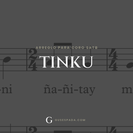 Portada de la partitura Tinku
